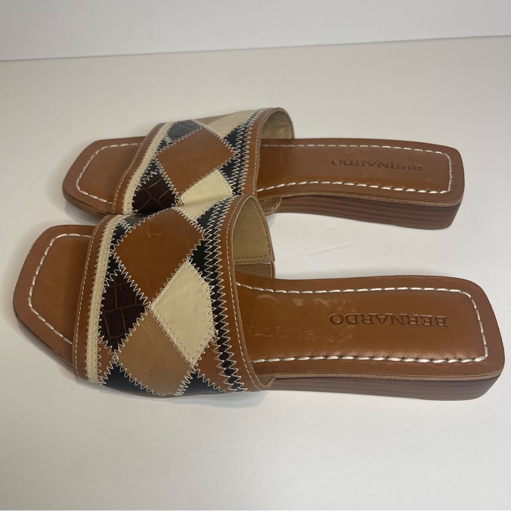 Bernardo Patchwork Obrie Sandals - image 4